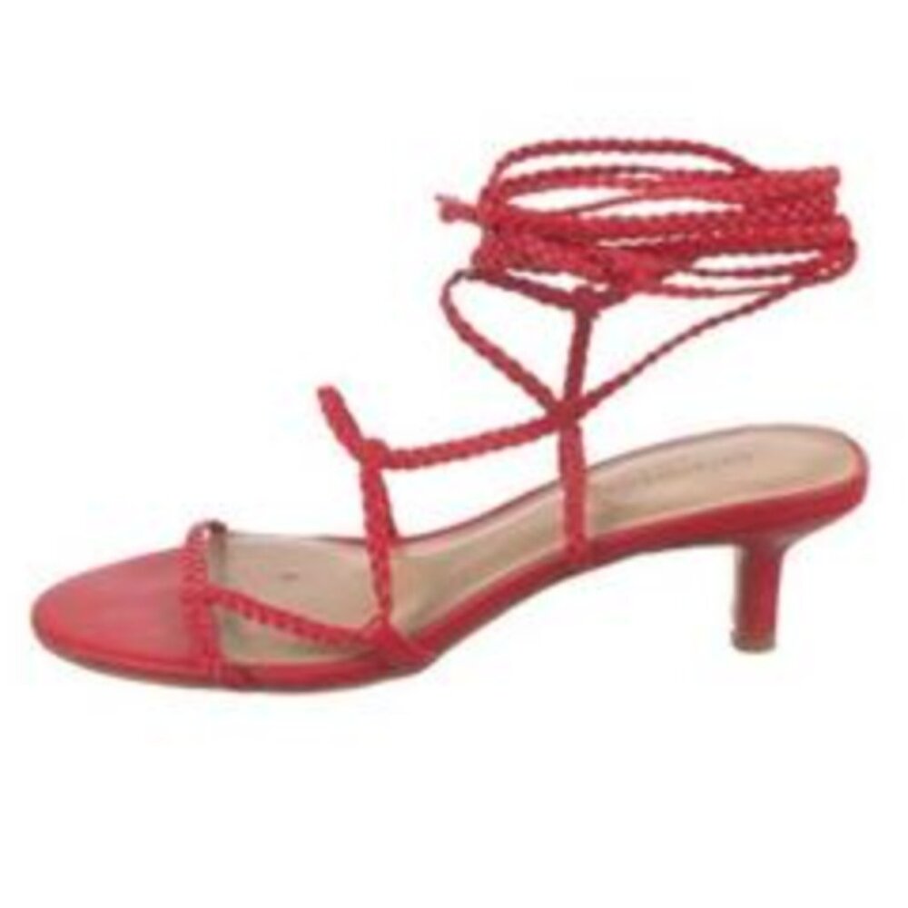 Reformation Leather Braided Accents Gladiator Sandals